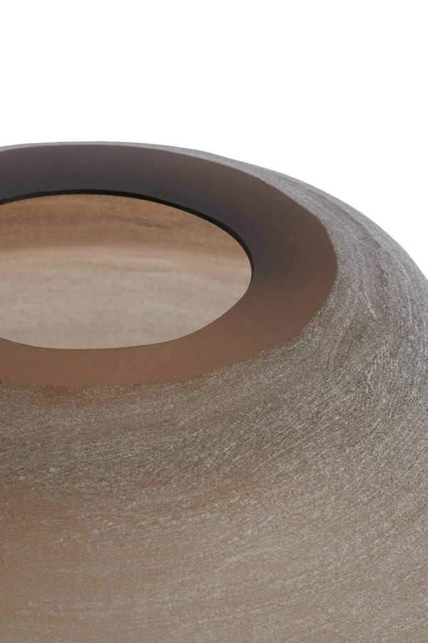 Light & Living Accessories Vase 32,5x29 cm NAYORO glass matt light brown House of Isabella UK