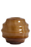 Light & Living Accessories Vase 32,5x29 cm NAYORO glass shiny amber House of Isabella UK