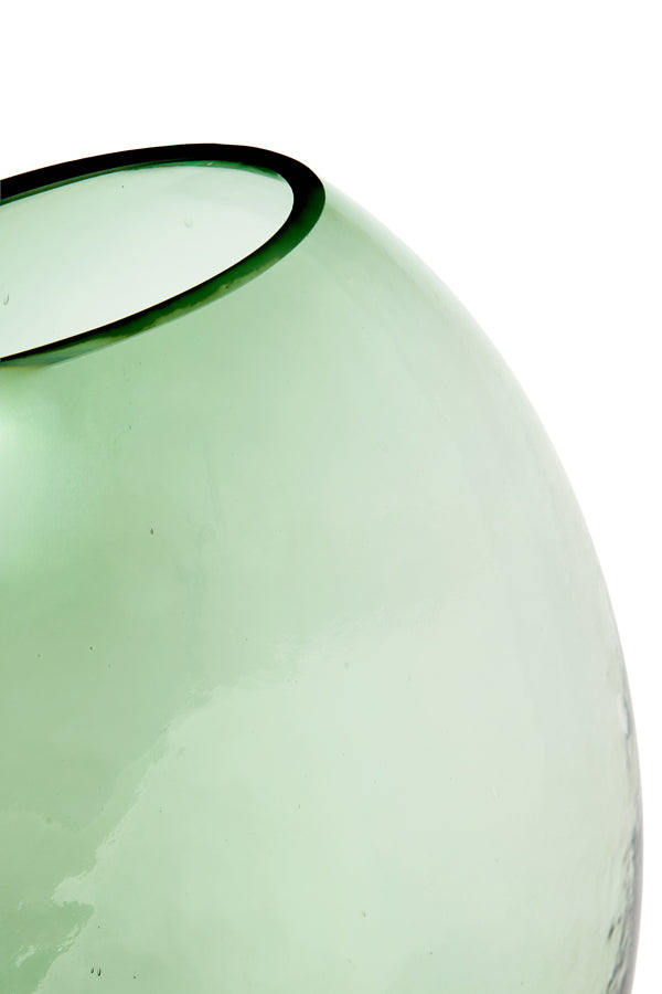 Light & Living Accessories Vase 33x13x33,5 cm SANTINO glass clear green House of Isabella UK
