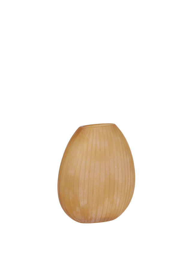 Light & Living Accessories Vase 33x13x33,5 cm SANTINO glass matt amber House of Isabella UK
