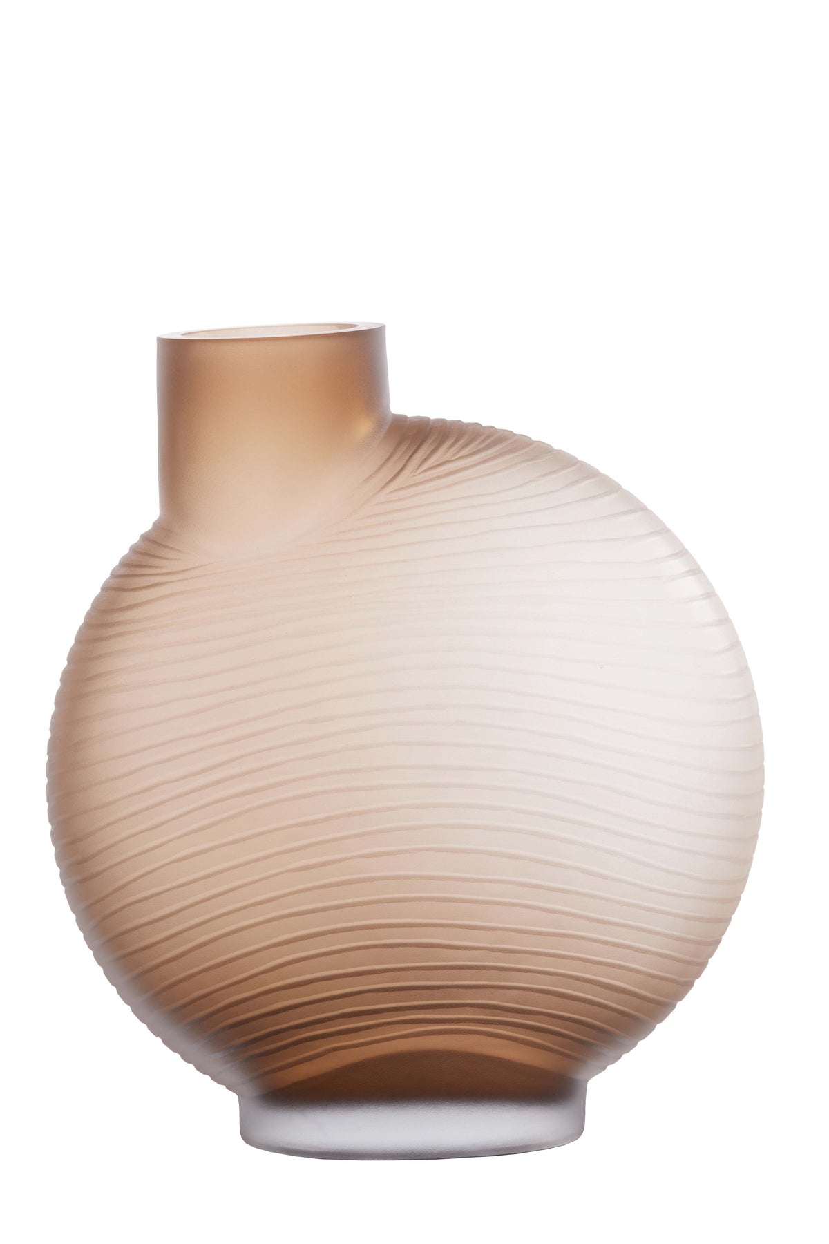 Light & Living Accessories Vase 33x16,5x36,5 cm TORNA glass brown House of Isabella UK
