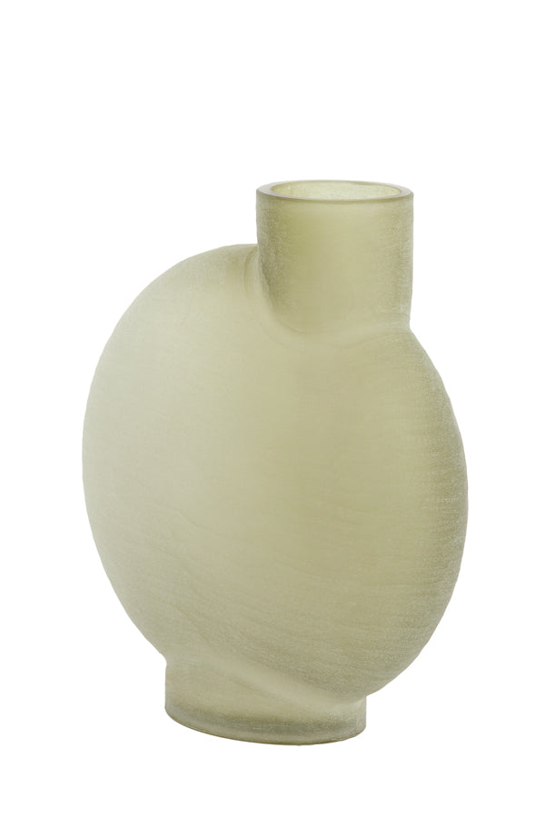 Light & Living Accessories Vase 33x16,5x36,5 cm TORNA glass olive green House of Isabella UK