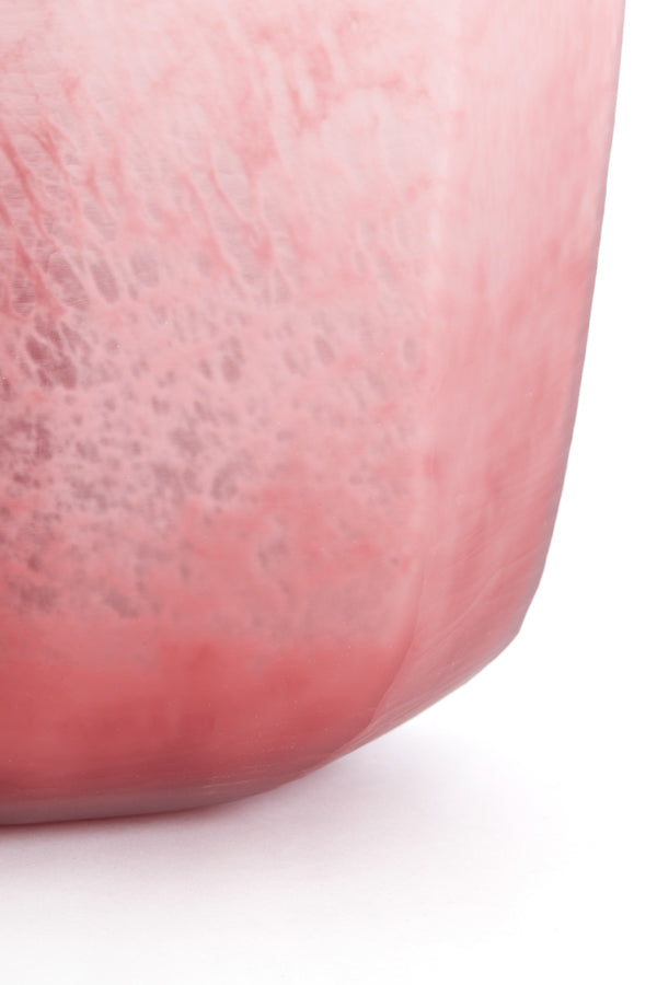Light & Living Accessories Vase 33x32 cm PACENGO glass coral-light pink House of Isabella UK