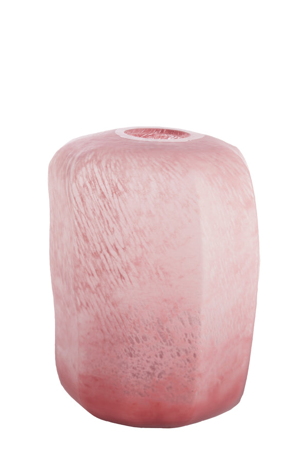 Light & Living Accessories Vase 33x42 cm PACENGO glass coral-light pink House of Isabella UK