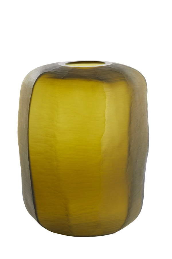 Light & Living Accessories Vase 33x42 cm PACENGO yellow-olive green House of Isabella UK