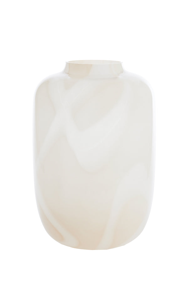 Light & Living Accessories Vase 34x50 cm KOBALA glass sand-cream House of Isabella UK
