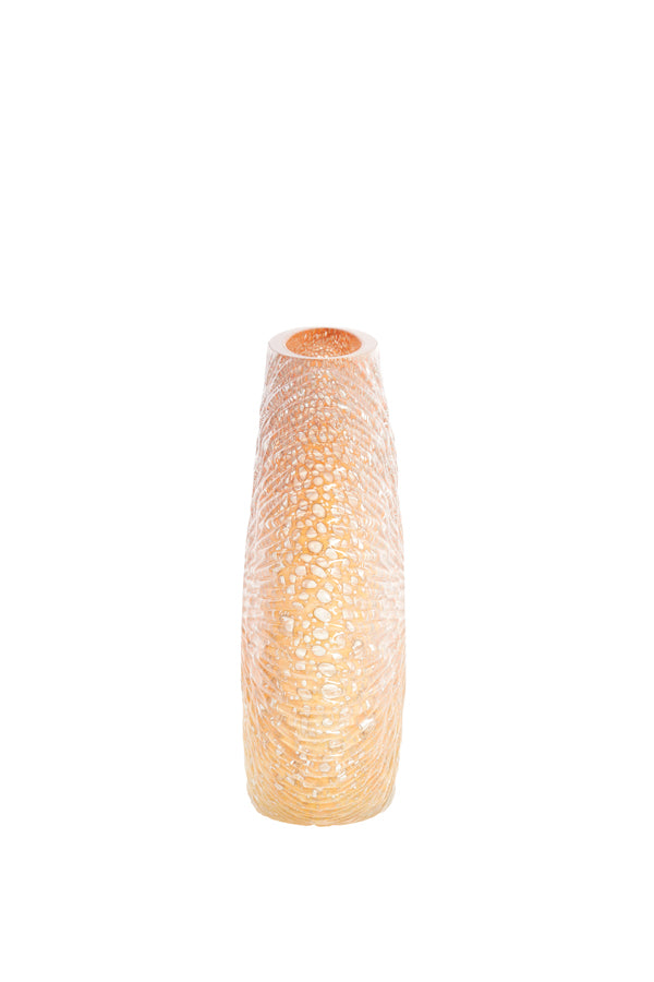 Light & Living Accessories Vase 40,5x11x30,5 cm CONCHA glass peach House of Isabella UK