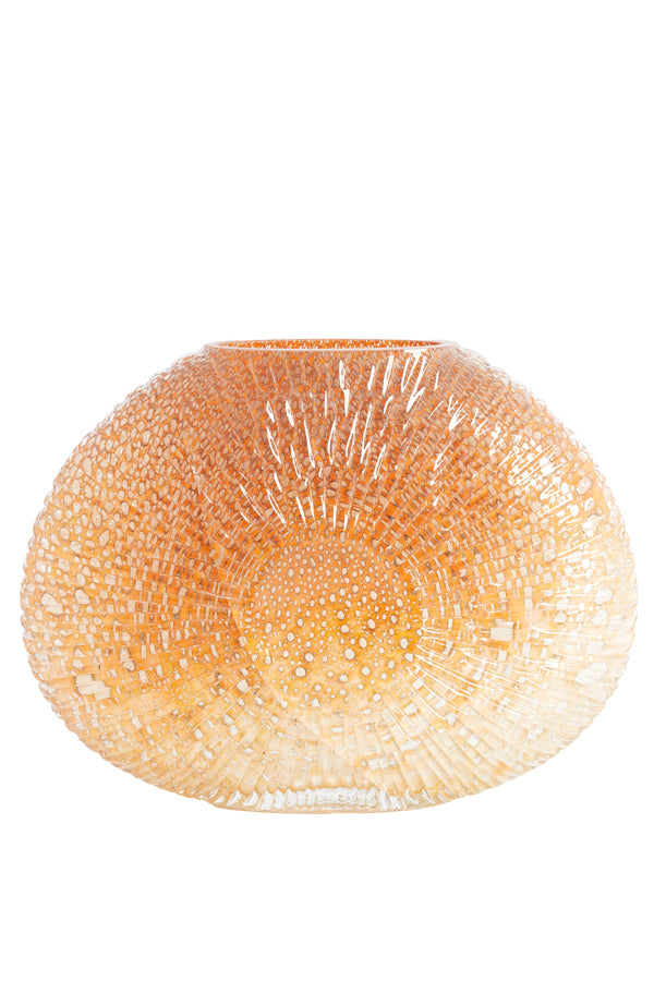 Light & Living Accessories Vase 40,5x11x30,5 cm CONCHA glass peach House of Isabella UK