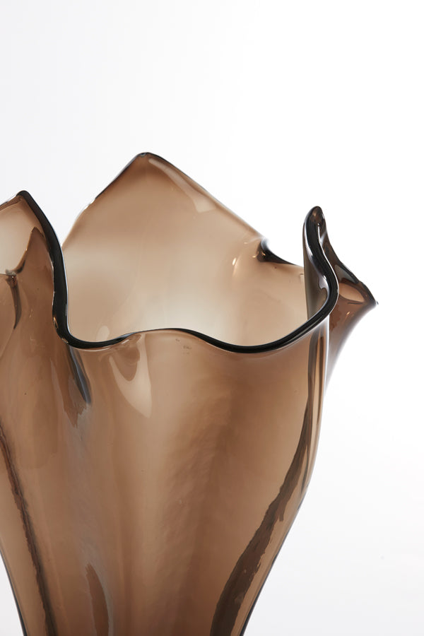 Light & Living Accessories Vase 42x53 cm AIORA glass dark brown House of Isabella UK