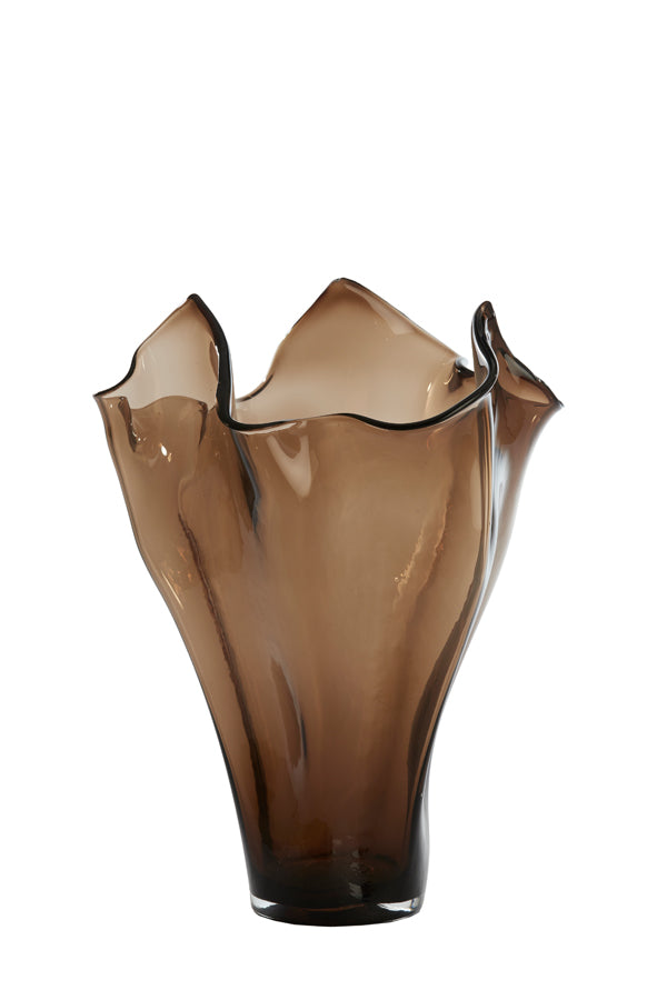 Light & Living Accessories Vase 42x53 cm AIORA glass dark brown House of Isabella UK