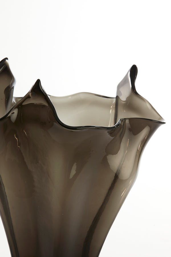 Light & Living Accessories Vase 42x53 cm AIORA glass dark grey House of Isabella UK