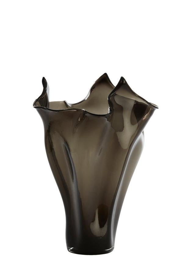 Light & Living Accessories Vase 42x53 cm AIORA glass dark grey House of Isabella UK