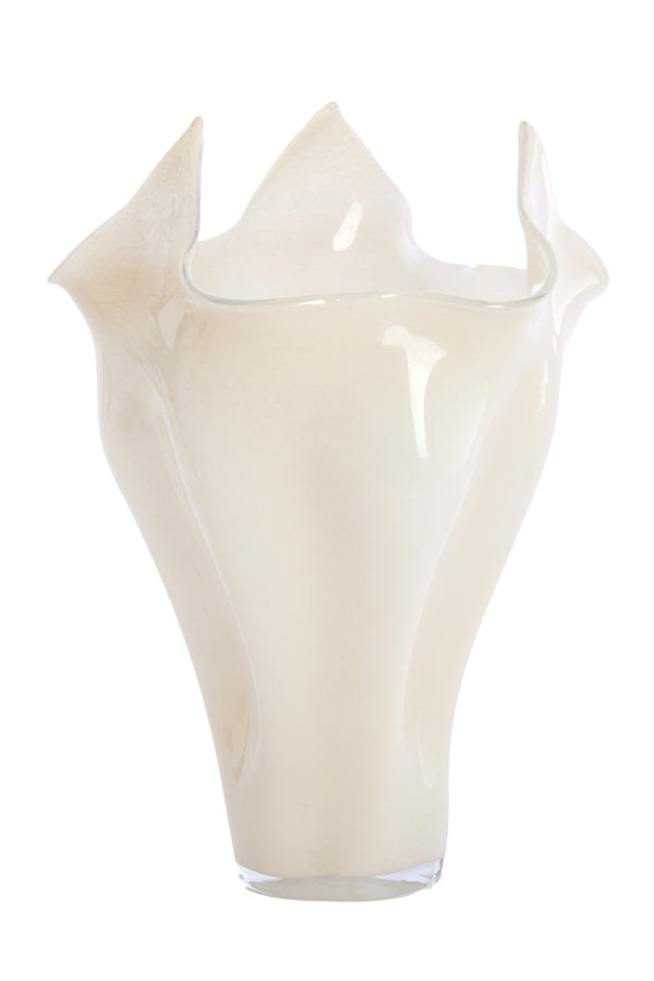 Light & Living Accessories Vase 42x53 cm AIORA glass milky cream House of Isabella UK