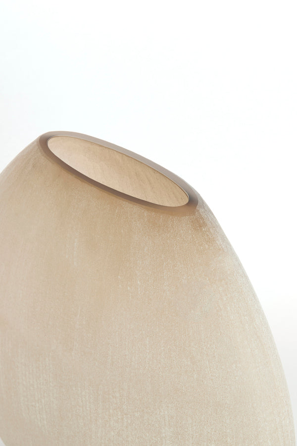 Light & Living Accessories Vase 43x16x43 cm SANTINO glass matt light brown House of Isabella UK
