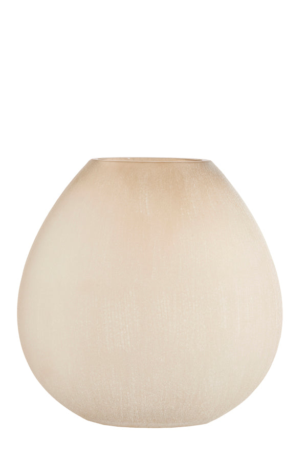 Light & Living Accessories Vase 43x16x43 cm SANTINO glass matt light brown House of Isabella UK