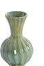 Light & Living Accessories Vase 8,5x17 cm SAVI ceramics dark green House of Isabella UK