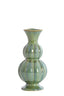 Light & Living Accessories Vase 8x17 cm NAIDA ceramics dark green House of Isabella UK