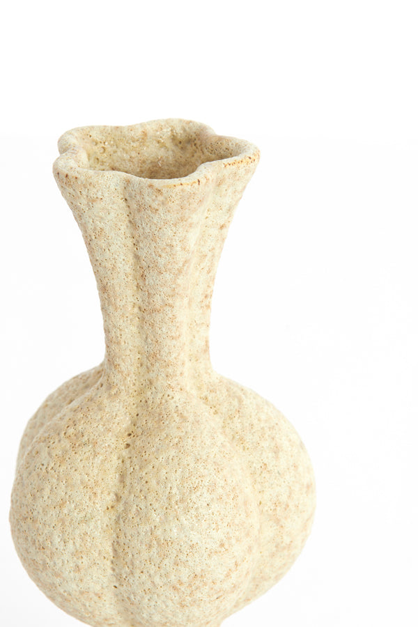 Light & Living Accessories Vase 8x17 cm SAVI ceramics matt sand House of Isabella UK