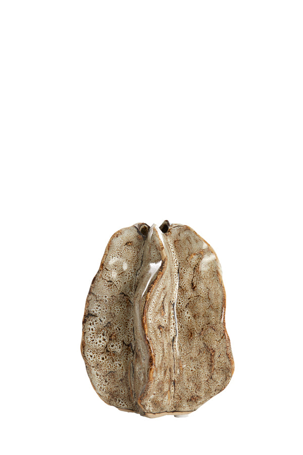 Light & Living Accessories Vase deco 11,5x10x13,5 cm IDRIJA ceramics light brown House of Isabella UK