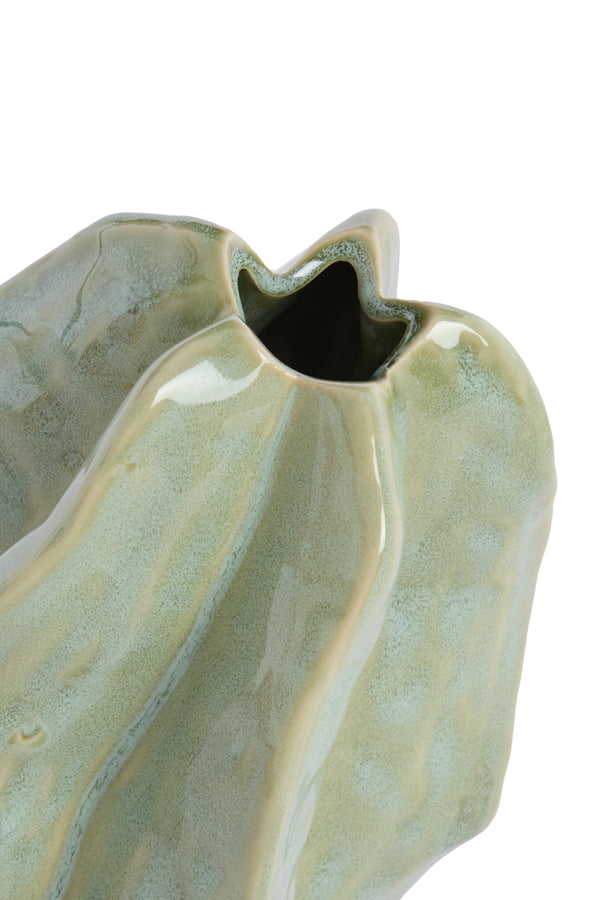 Light & Living Accessories Vase deco 11,5x10x13,5 cm IDRIJA ceramics mint green House of Isabella UK