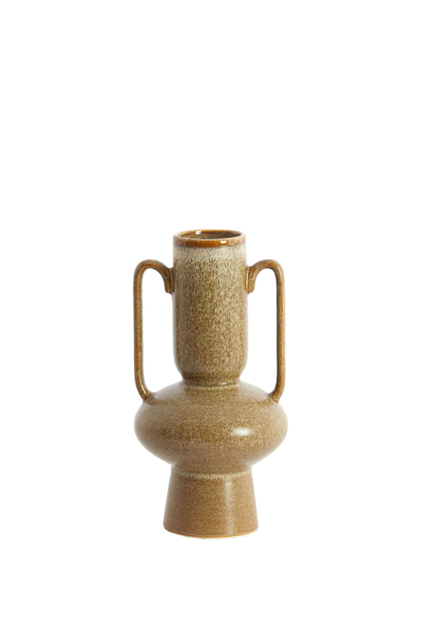 Light & Living Accessories Vase deco 11x21 cm OTARU ceramics olive green House of Isabella UK
