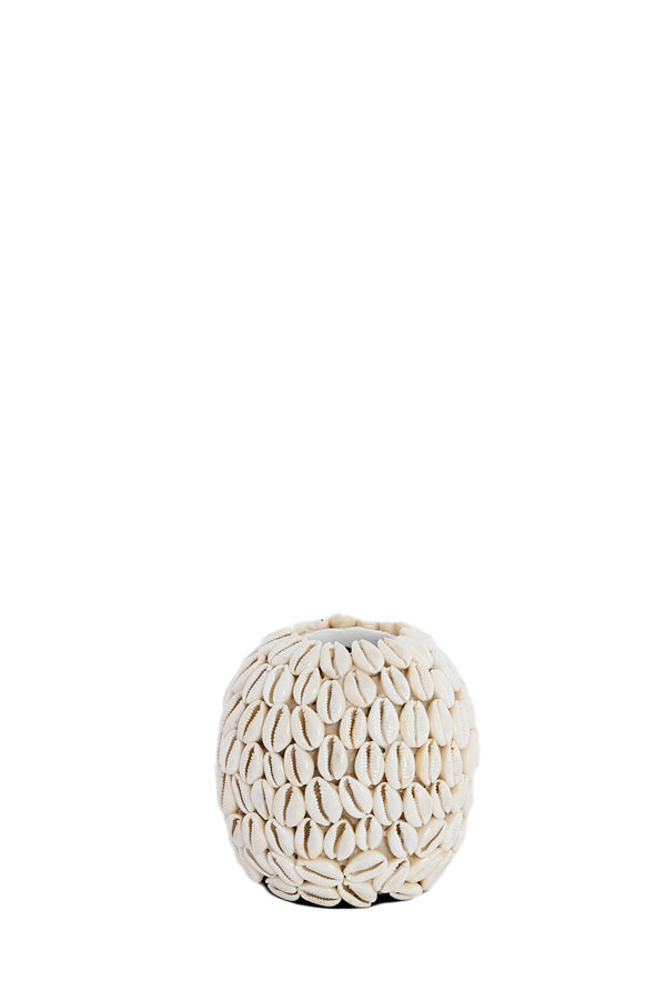 Light & Living Accessories Vase deco 12,5x11,5 cm SHELL cream House of Isabella UK
