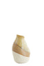 Light & Living Accessories Vase deco 12x11,5x19 cm YULARA ceramics brown+cream House of Isabella UK