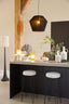 Light & Living Accessories Vase deco 12x11x21,5 cm JONAI ceramics matt cream-black House of Isabella UK