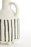 Light & Living Accessories Vase deco 12x11x21,5 cm JONAI ceramics matt cream-black House of Isabella UK