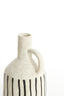 Light & Living Accessories Vase deco 12x11x21,5 cm JONAI ceramics matt cream-black House of Isabella UK