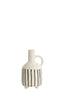Light & Living Accessories Vase deco 12x11x21,5 cm JONAI ceramics matt cream-black House of Isabella UK
