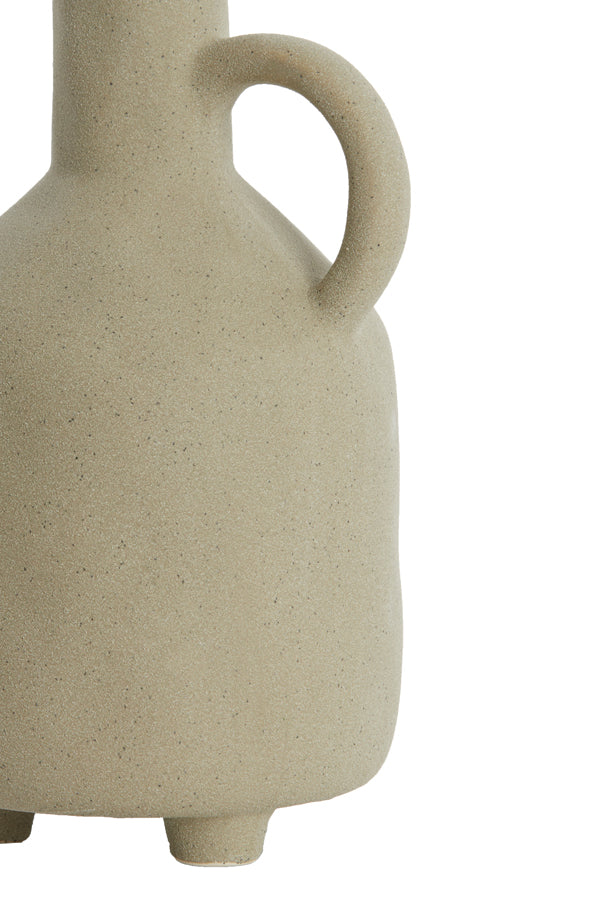 Light & Living Accessories Vase deco 12x11x21,5 cm JONAI ceramics matt olive green House of Isabella UK