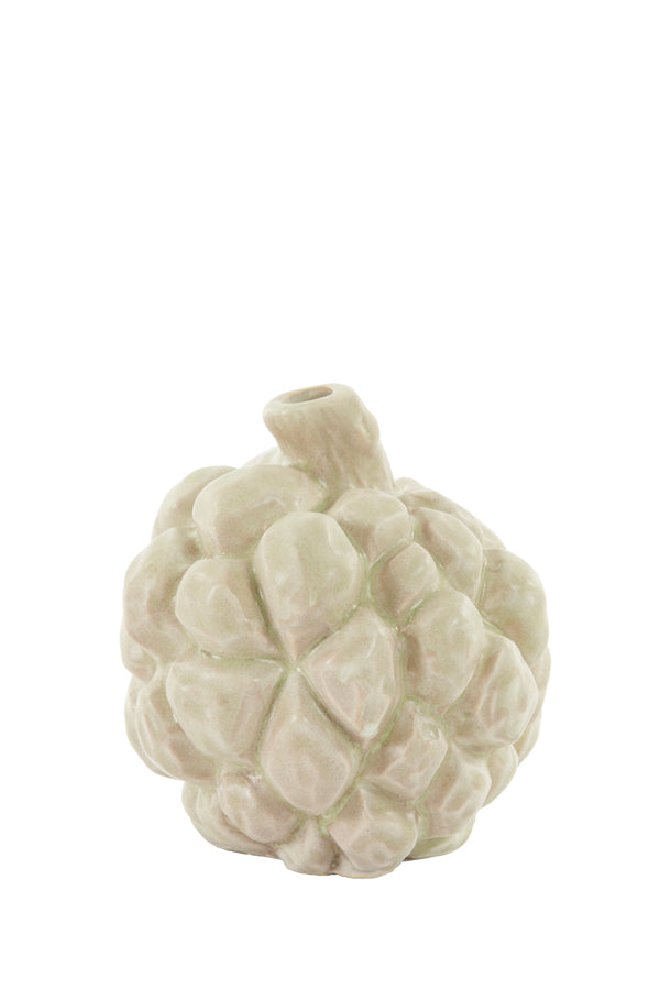 Light & Living Accessories Vase deco 12x12,5 cm PANTHUS ceramics cream House of Isabella UK