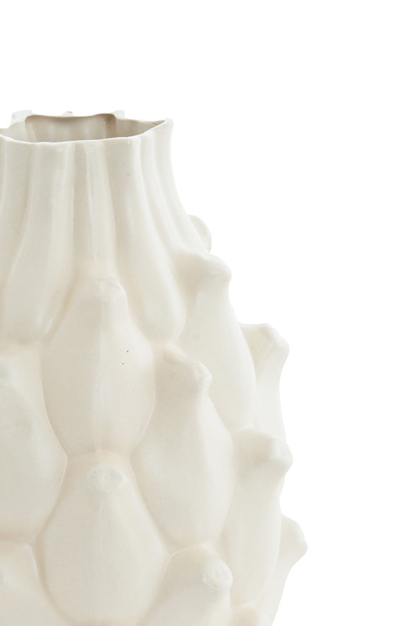 Light & Living Accessories Vase deco 12x16,5 cm TAYA ceramics cream House of Isabella UK