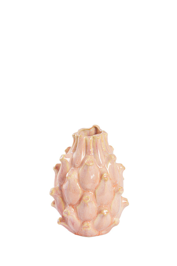 Light & Living Accessories Vase deco 12x16,5 cm TAYA ceramics pink House of Isabella UK
