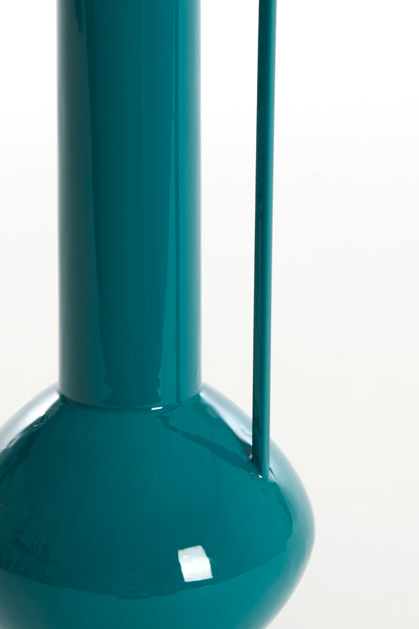 Light & Living Accessories Vase deco 12x28 cm PANZANO shiny emerald House of Isabella UK