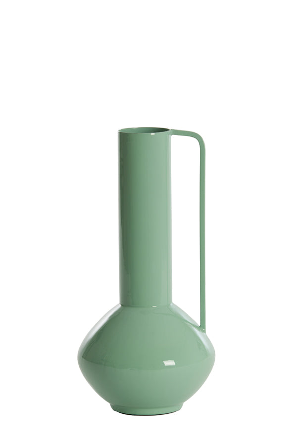 Light & Living Accessories Vase deco 12x28 cm PANZANO shiny mint green House of Isabella UK