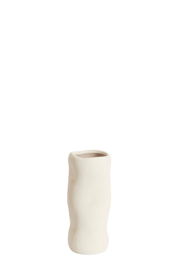 Light & Living Accessories Vase deco 12x28 cm SERAFINA ceramics cream House of Isabella UK