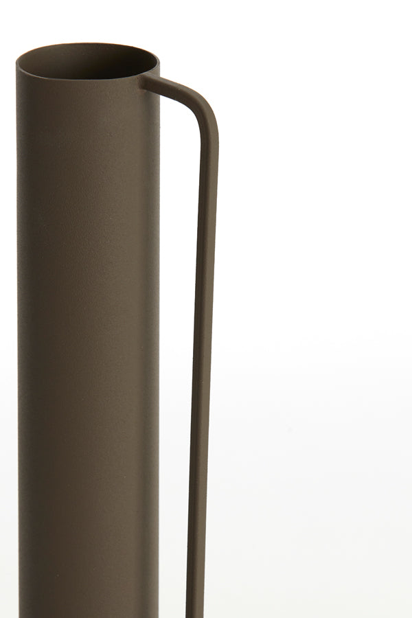 Light & Living Accessories Vase deco 12x33 cm PANZANO matt brown House of Isabella UK