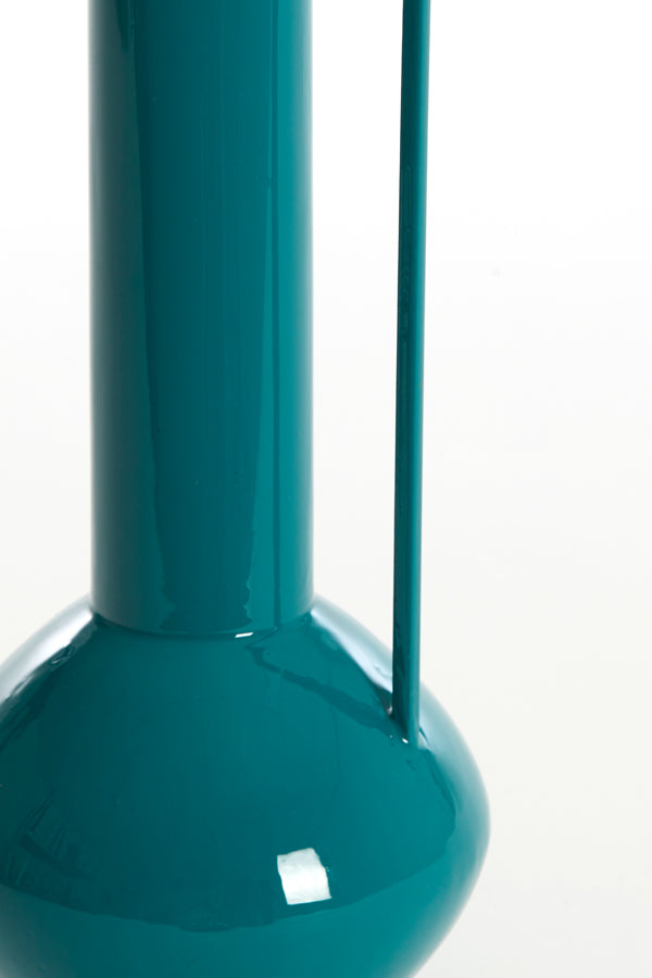Light & Living Accessories Vase deco 12x33 cm PANZANO shiny emerald House of Isabella UK