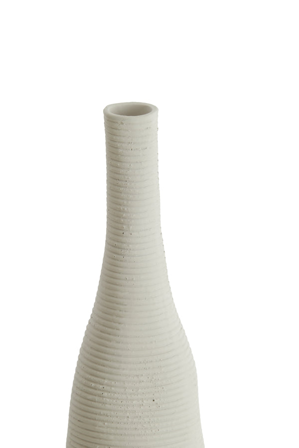 Light & Living Accessories Vase deco 12x59,5 cm HAYE cream House of Isabella UK