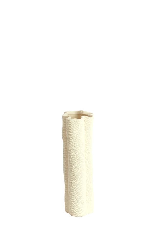 Light & Living Accessories Vase deco 12x9,5x30 cm FLOVILLA ceramics cream House of Isabella UK