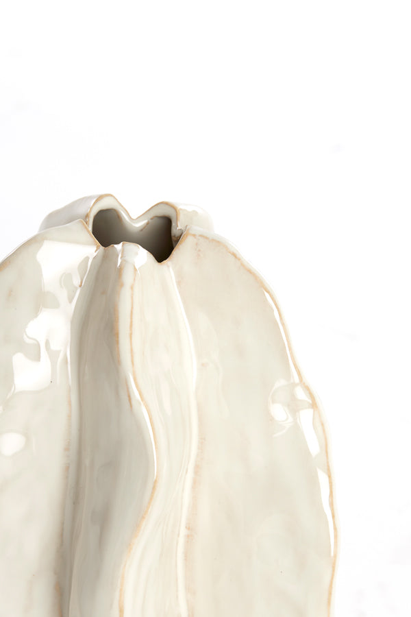 Light & Living Accessories Vase deco 13,5x12x16,5 cm IDRIJA ceramics cream House of Isabella UK
