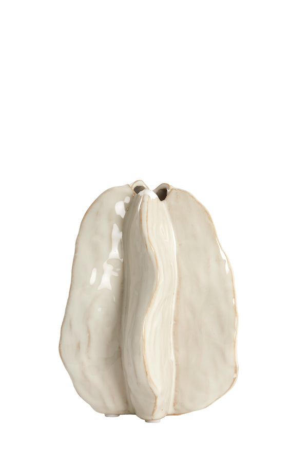Light & Living Accessories Vase deco 13,5x12x16,5 cm IDRIJA ceramics cream House of Isabella UK
