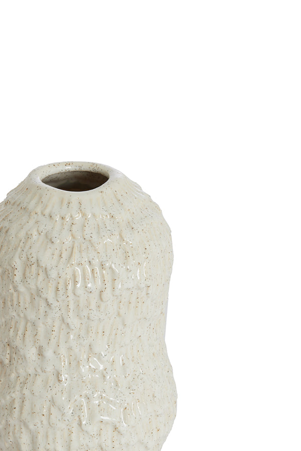 Light & Living Accessories Vase deco 13,5x20,5 cm ASOLA ceramics cream House of Isabella UK