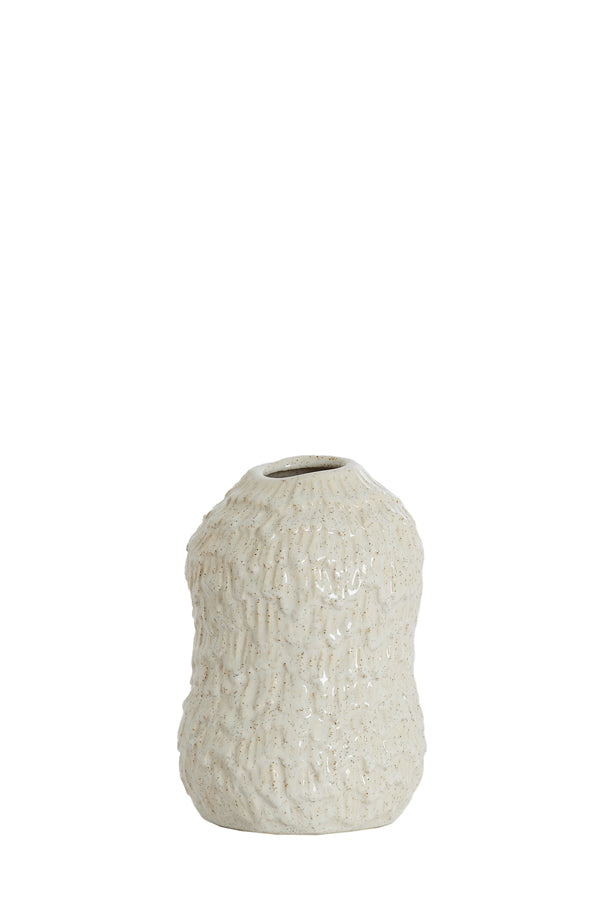 Light & Living Accessories Vase deco 13,5x20,5 cm ASOLA ceramics cream House of Isabella UK