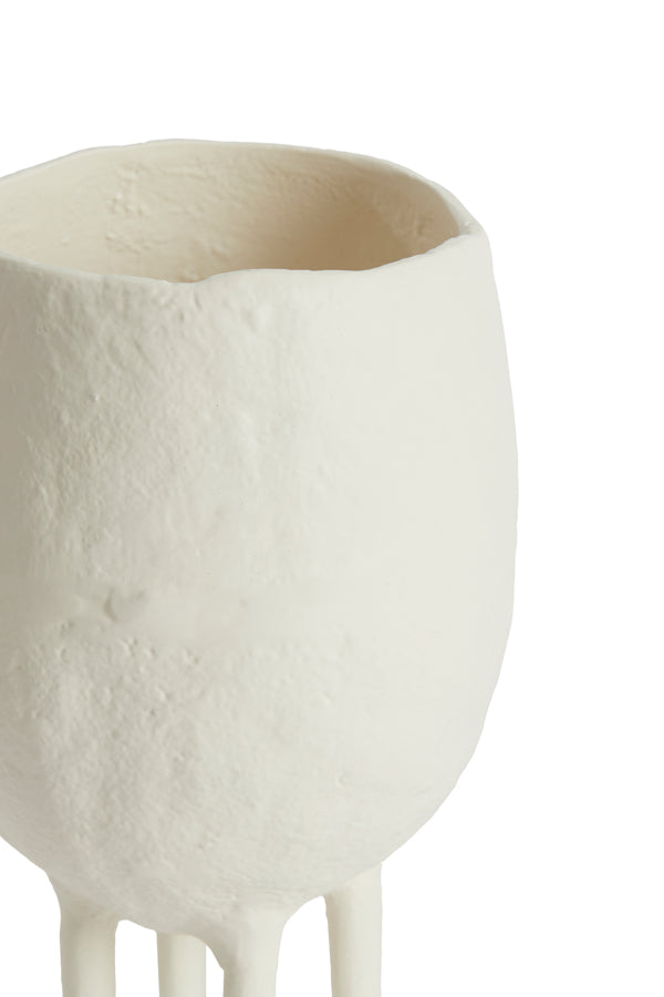 Light & Living Accessories Vase deco 13,5x22,5 cm MUXIA cream House of Isabella UK