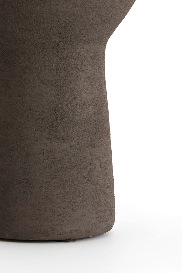 Light & Living Accessories Vase deco 13,5x27,5 cm YECLA ceramics dark brown House of Isabella UK