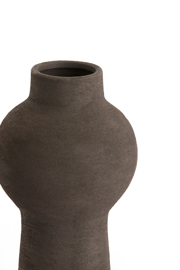 Light & Living Accessories Vase deco 13,5x27,5 cm YECLA ceramics dark brown House of Isabella UK