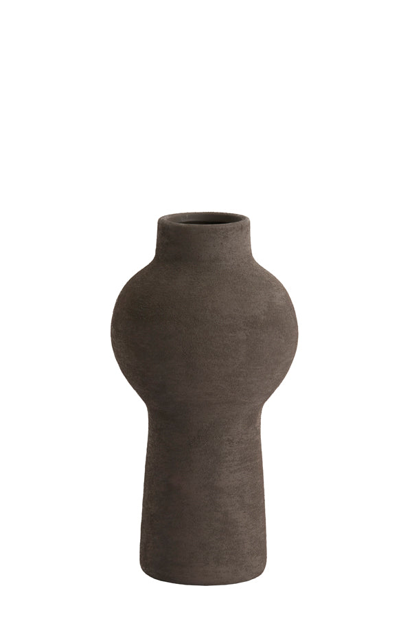 Light & Living Accessories Vase deco 13,5x27,5 cm YECLA ceramics dark brown House of Isabella UK